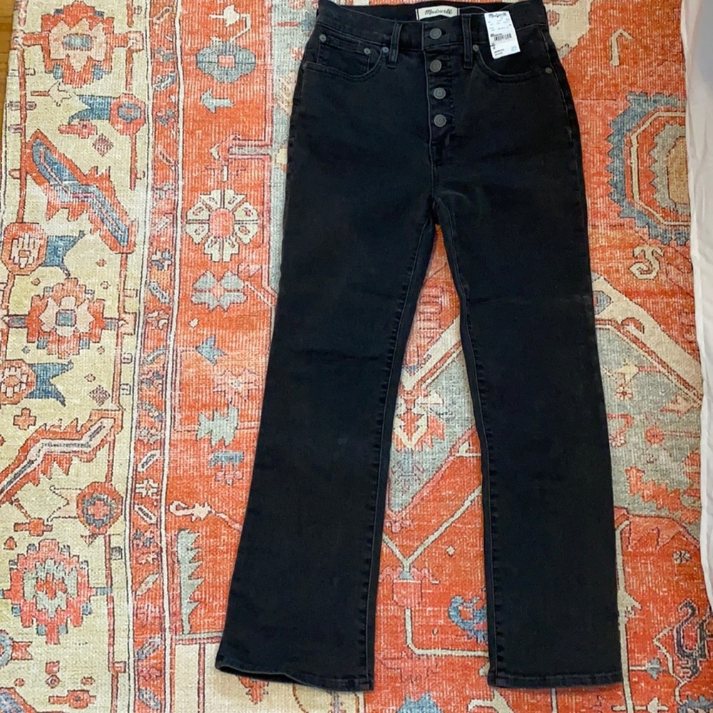 Madewell Cali Demi-boot Jean, black